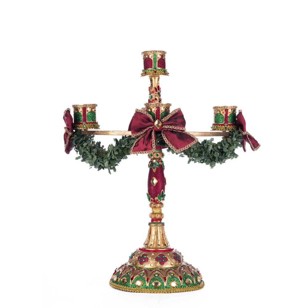 Candelabro vintage Xmas Castle Katherine's Collection KC 28-428252