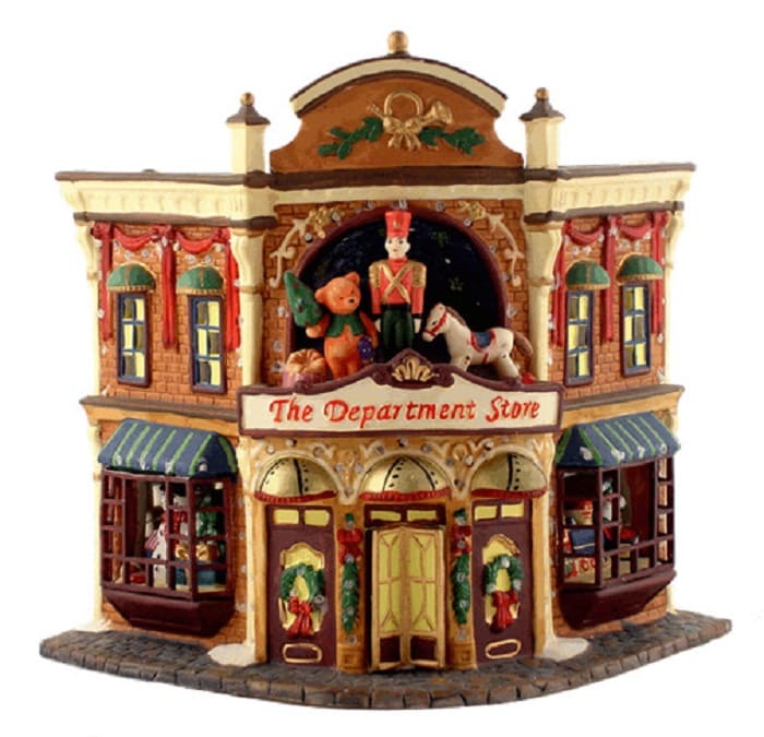 Acquista in Italia Christmas Village Lighted Department Store