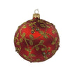 Acquista in Italia Confezione di 8 sfere rosse ed oro in vetro 10 cm di Nostalgie Christbaumschmuck