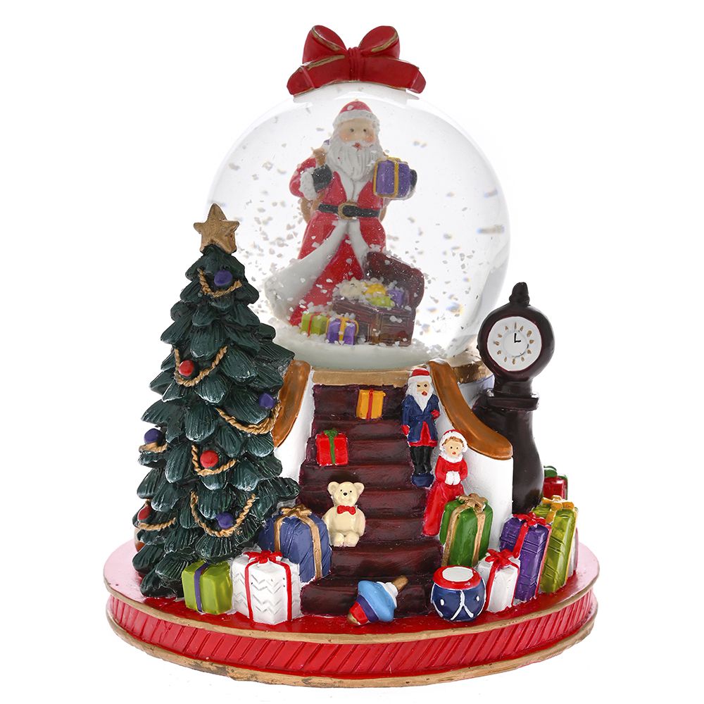 Decorazione di Natale in vendita Snowglobe Snta con regali