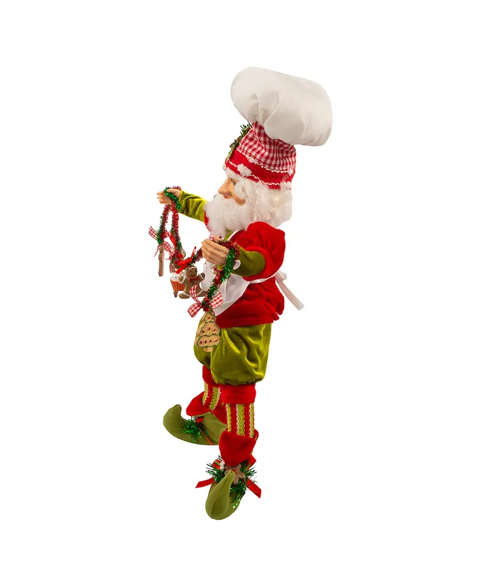 Ornamento Santa Claus in Cucina Kurt Adler