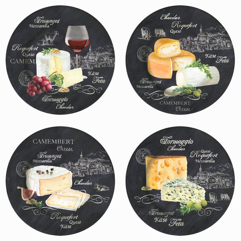 Acquista in Italia Set 4 piatti in scatola regalo World of Cheese