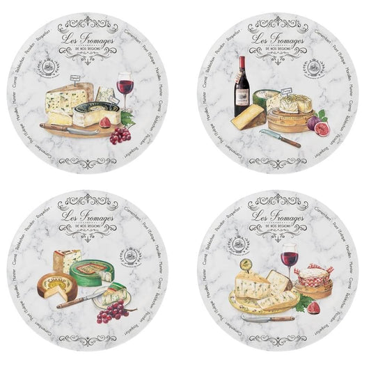 Acquista in Italia Set 4 piatti in scatola regalo Les Fromages