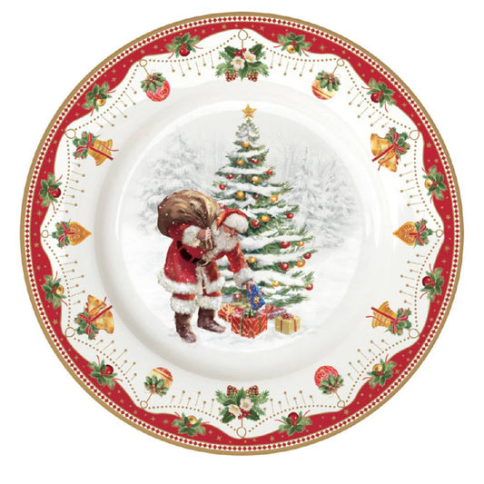 Acquista in Italia Servizio da 6 piatti Nostalgic Christmas 18pz Easy Life 