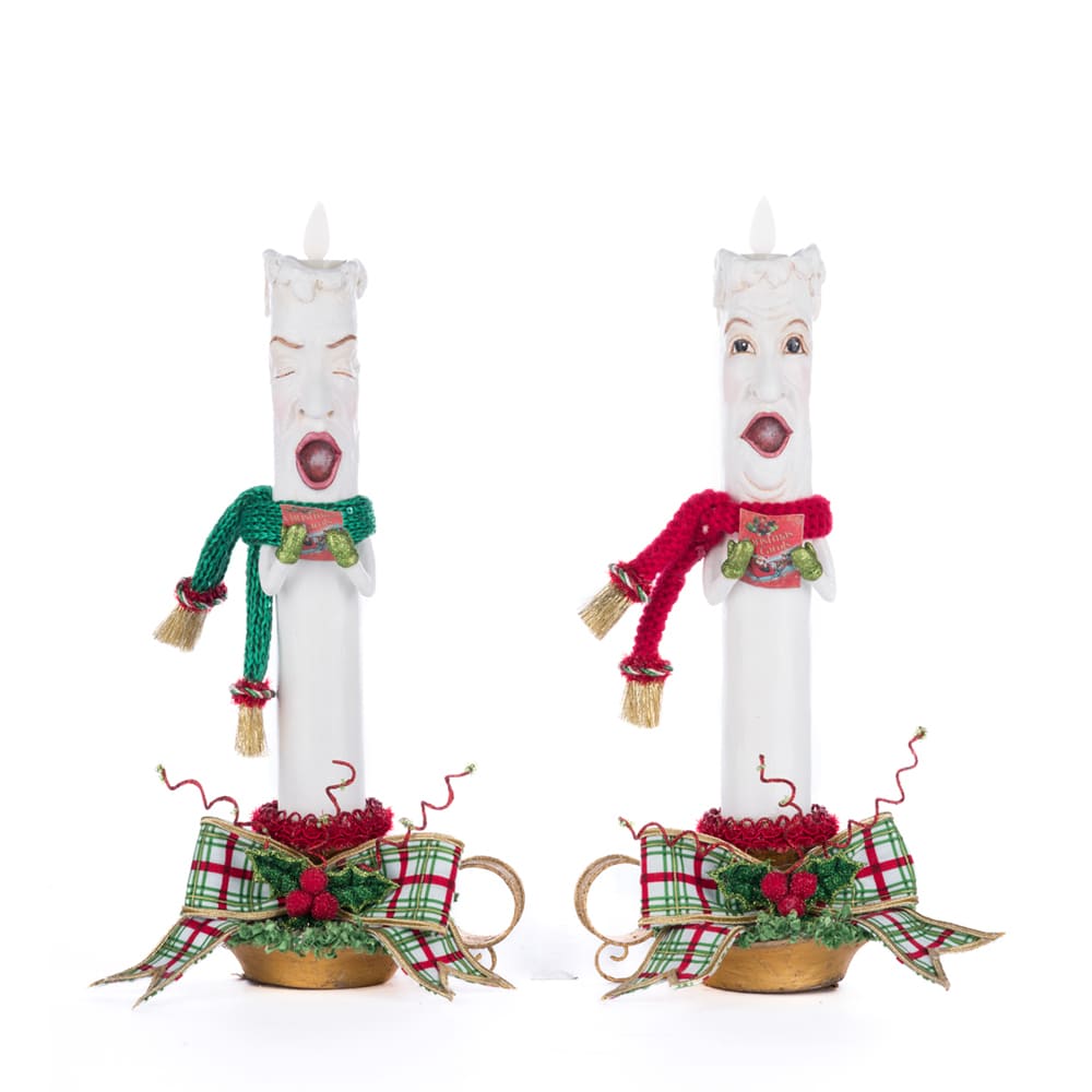 Set di 2 Candele cantori di Natale Katherine's Collection KC 28-428536