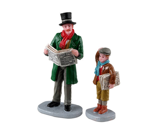 Acquista in Italia Lemax 2024 32203 Merry Newsboy, set di 2