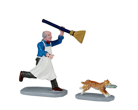 Acquista in Italia Lemax 2024 42332 Feline Fish Thief, set di 2