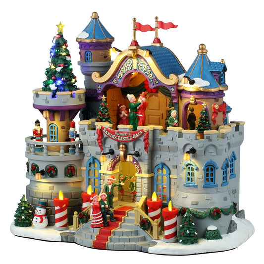 Acquista in Italia Lemax 2024 45270 Santa‘S Castle Gala, con alimentatore 4.5V