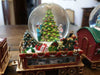 Thomas Kinkade Trenino Natalizio Snowglobe Set di 6