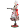 Acquista in Italia Katherine's Collection Seasoned Greering Signora Claus con vassoio KC-28-328735 North Pole Christmas Shop