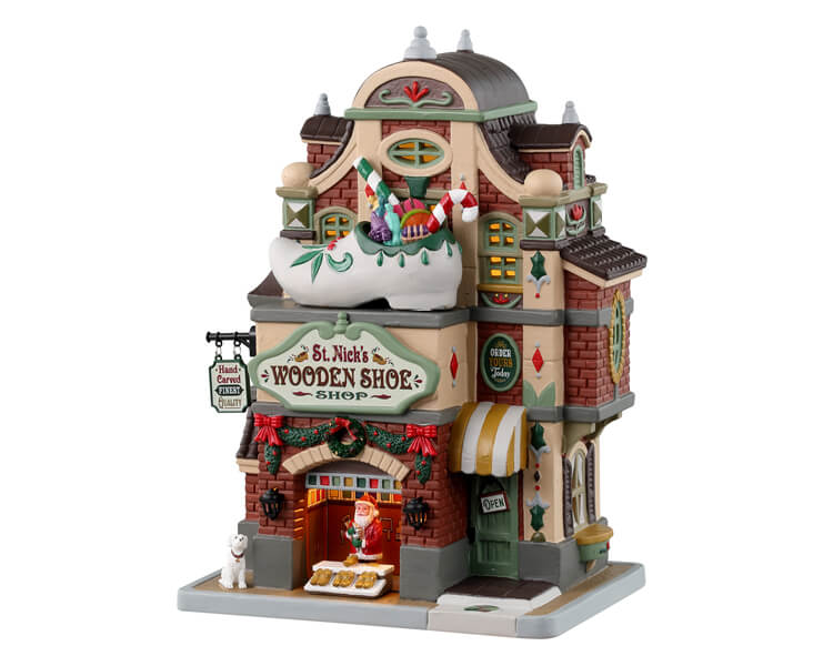 Acquista in Italia Lemax 2023 St. Nick'S Wooden Shoe Shop (35069)