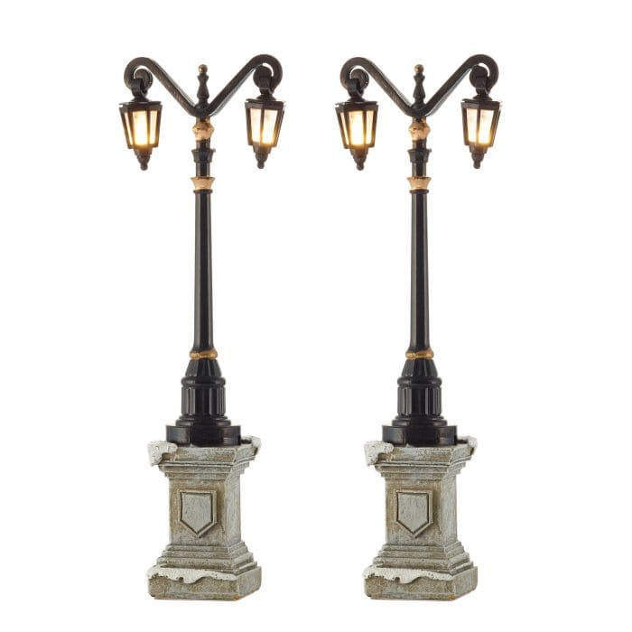 Sconto in Italia per Luville 612052 Set di 2 lampioni Classic lantern on foot 2 pieces